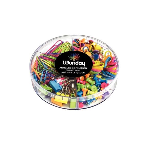 boite assortiment articles punaises trombones pinces