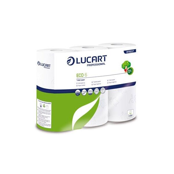 eco6 papier hygienique ecolucart petit rouleaux papier toilette