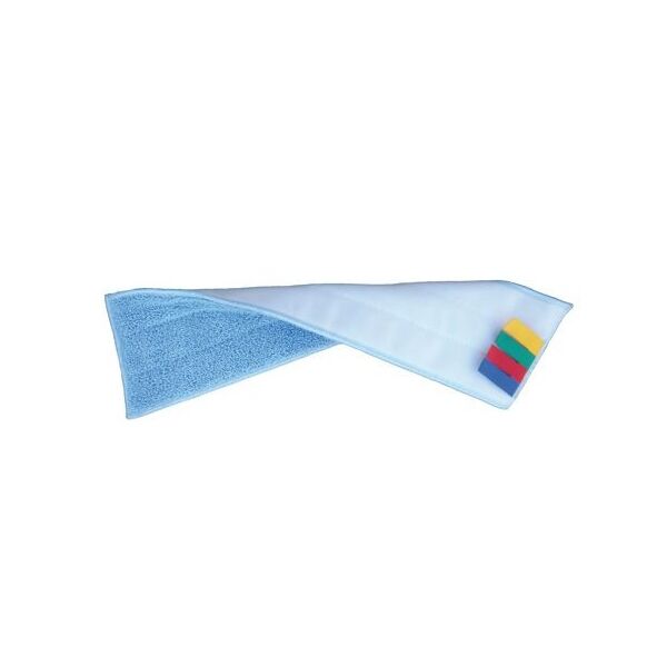 frange microfibre bleu eco plus velcro trapeze
