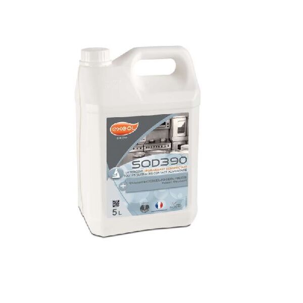 sod 390 exeol 5 litres détergent dégraissant désinfectant alimentaire