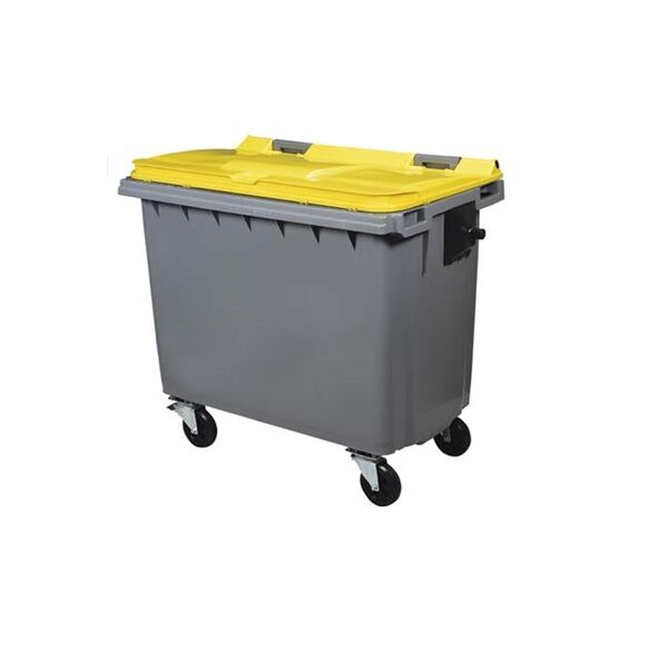 conteneur à déchets roulant 660 Litres