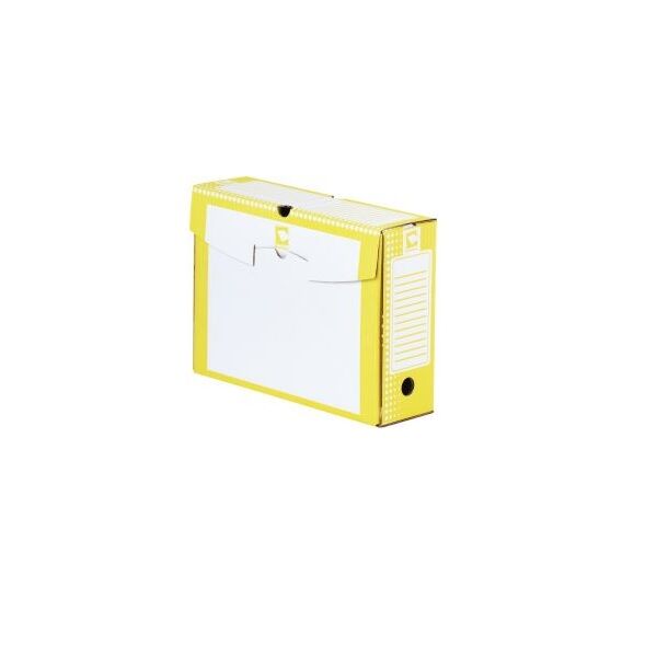 boite archivage jaune dos 10 cm