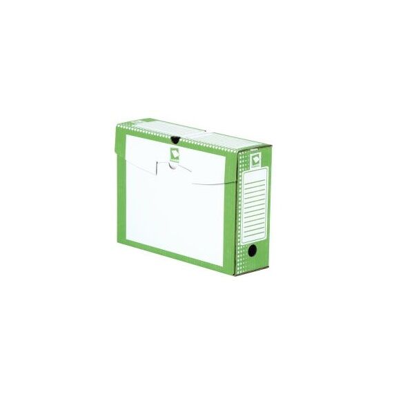boite archivage verte dos 10 cm