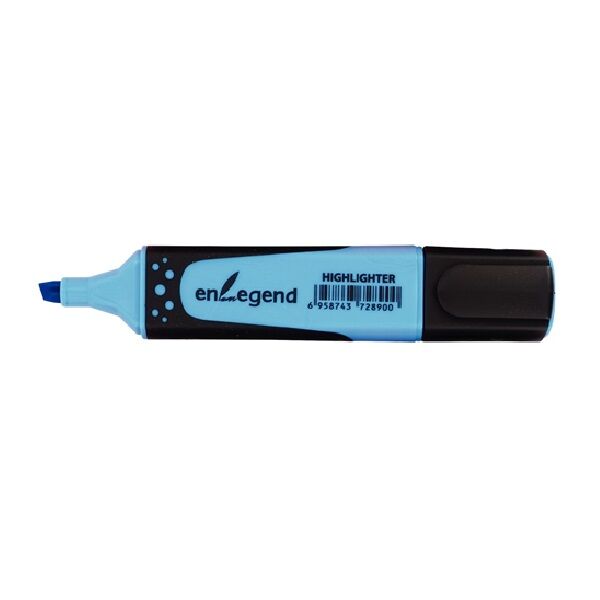 Surligneur grip bleu