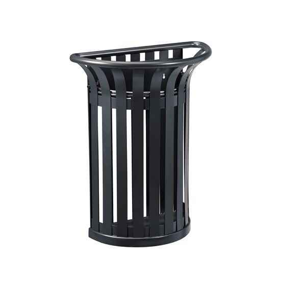 poubelle exterieure murale tulipe 35 litres anthracite