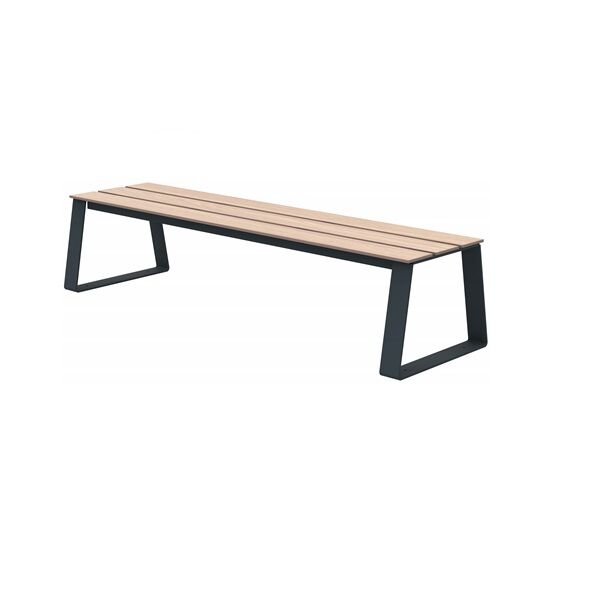 BANQUETTE URBAINE RESISTANTE à fixer Rossignol Acier Anthracite