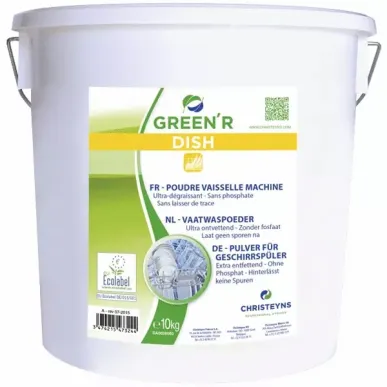 christenys greenr dish poudre vaisselle machine seau 10 kg