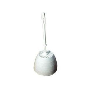 ensemble brosse wc boule et support blanc