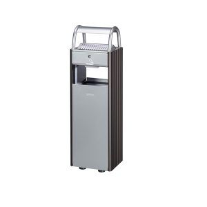 cendrier corbeille kopa gris 30 litres