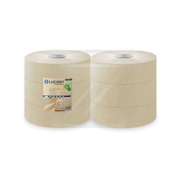 Lucart papier toilette rouleau jumbo econatural 350 m