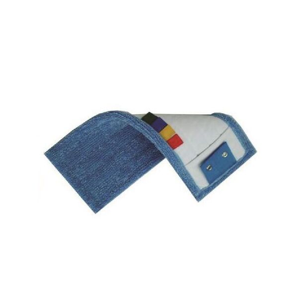 frange microfibre bleue micro languettes poches œillets