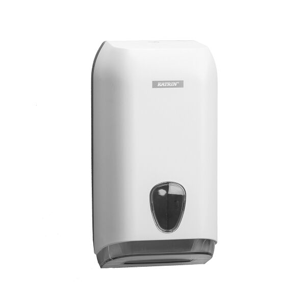 katrin distributeur papier toilette feuille a feuille