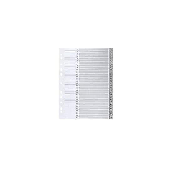 intercalaires numériques 31 touches