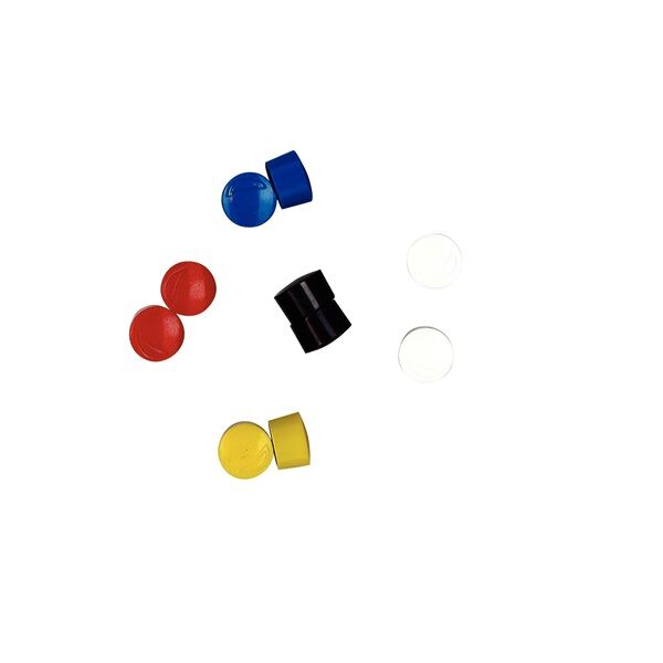 lot 10 punaises magnétiques couleurs