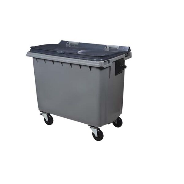 conteneur poubelle 660 Ltres 4 roues gris