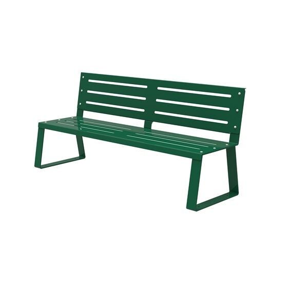 BANC EXTERIEUR METAL VERT MOUSSE à fixer Rossignol