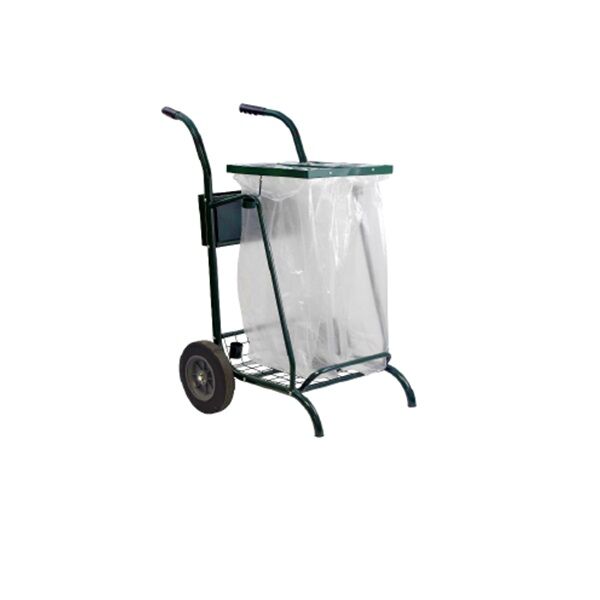 Chariot voirie 2 flux Rossignol 110 Litres sans couvercle Roues caoutchouc massif