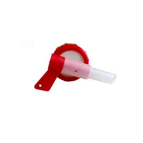 robinet cubitainer faible debit rouge