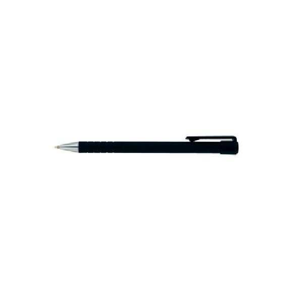 Stylo rétractable noir pointe moyenne