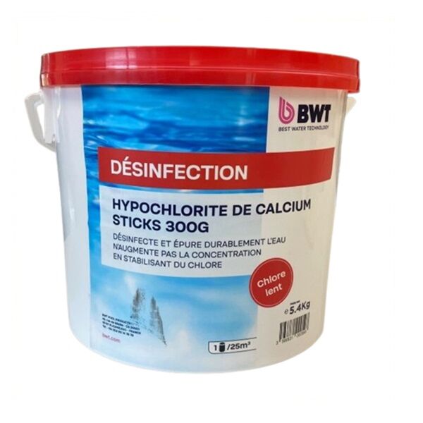 chlore lent sans stabilisant en sticks de 300 gr