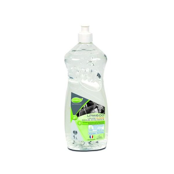 exeol lpm600 liquide vaisselle nettoyant degressant ecolabel 1 litre
