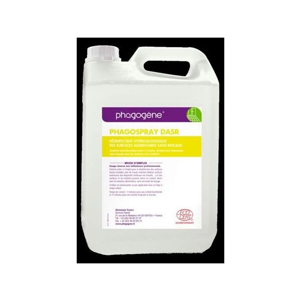 phagospray desinfectant sans rincage dasr bidon 5 litres