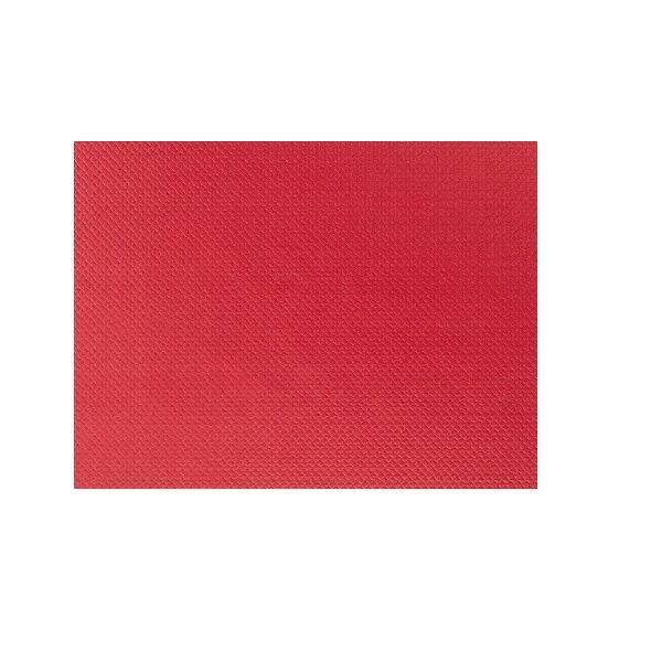 set de table papier rouge