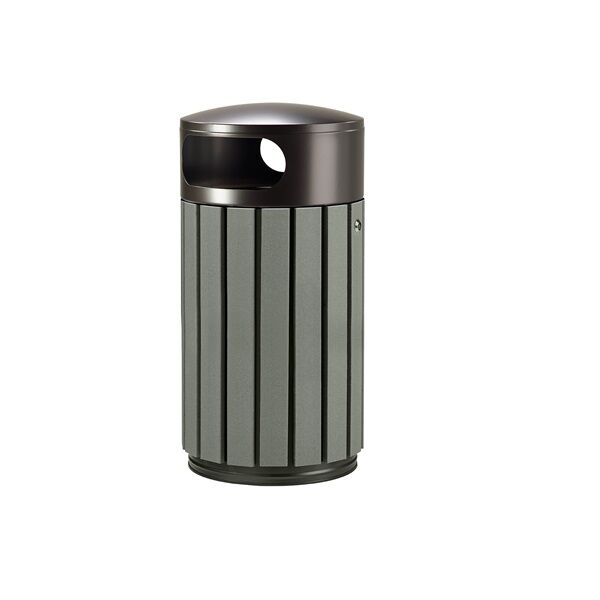 poubelle ecologique zeno etik 40 litres gris