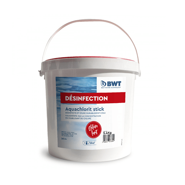 Chlore choc en stick 300 gr Aquachlorit