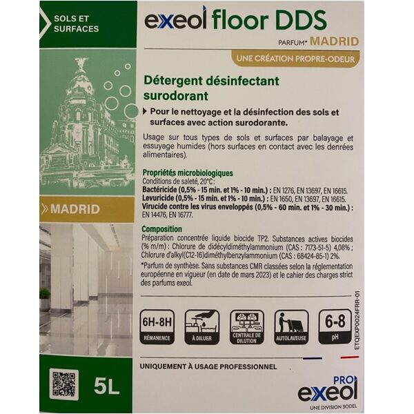 etiquette recto exeol dds madrid