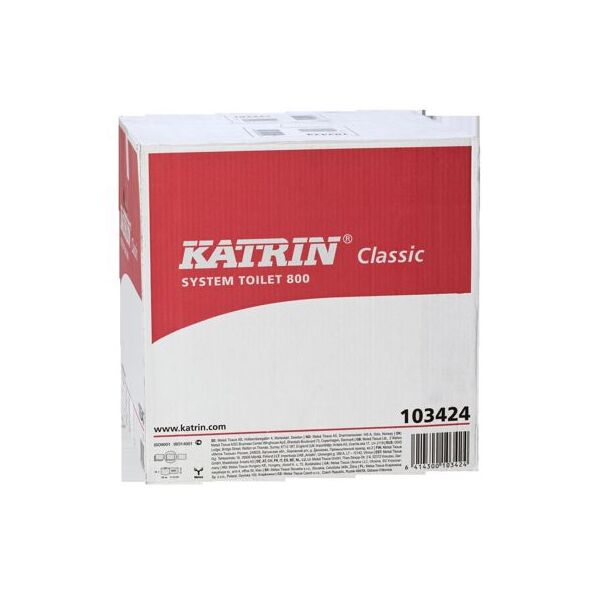 rouleaux de papier toilette katrin hygiène system toilet 800