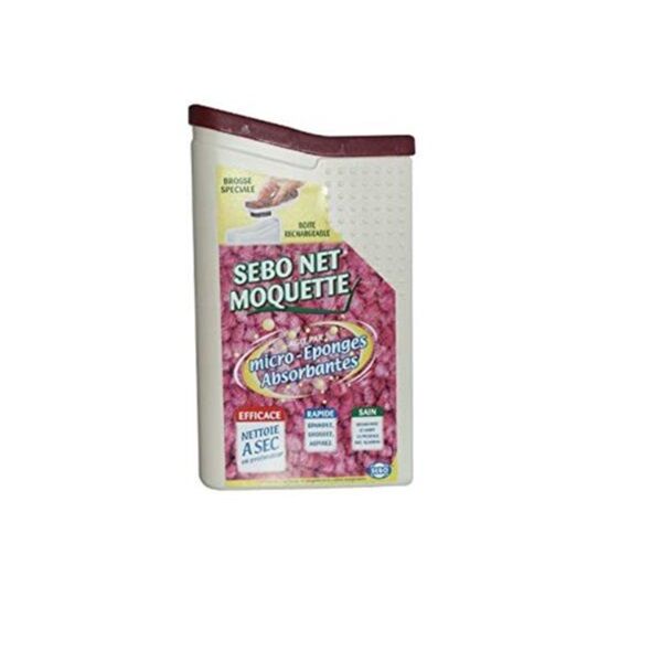 nettoyant moquette boite 500gr avec brosse