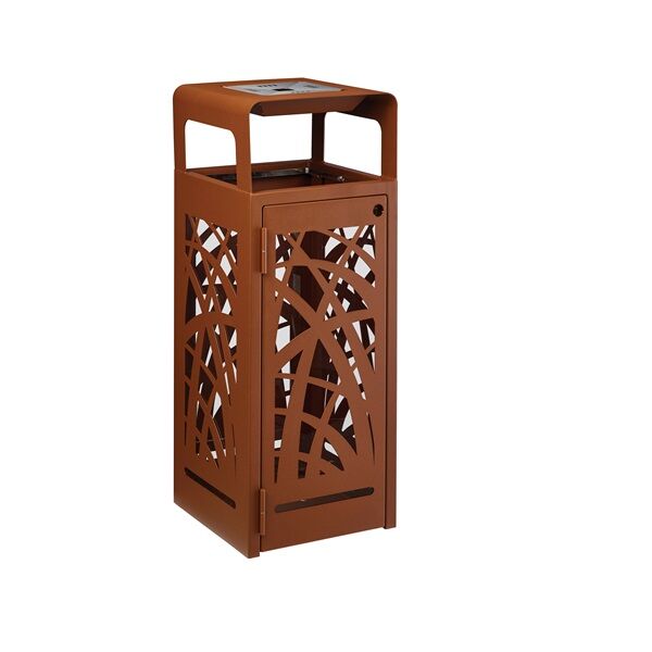 poubelle cybel avec cendrier cybel corten