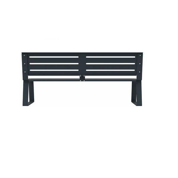 face arriere banc metal anthracite