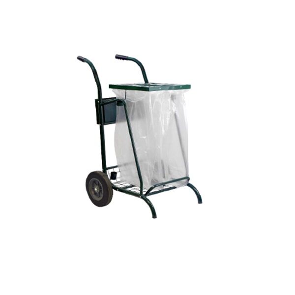 chariot voirie 2 flux 110 litres rossignol mobisac