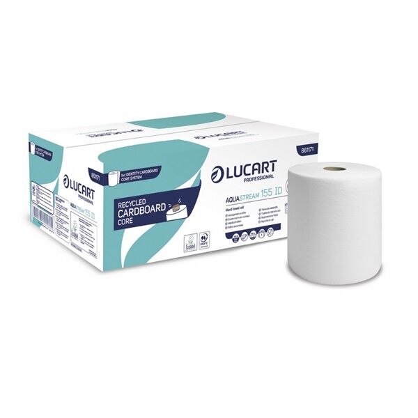 Essuie mains Aquastream 155 Lucart Colis de 6 rouleaux