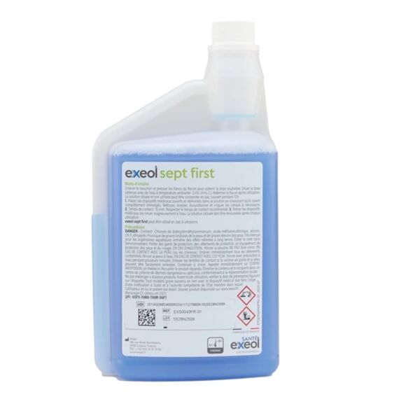exeol sept first flacon doseur 1l etiquette arriere
