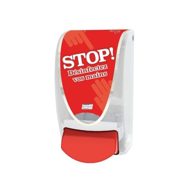 distributeur mousse hydroalcoolique desinfectant proline stop 1 litre