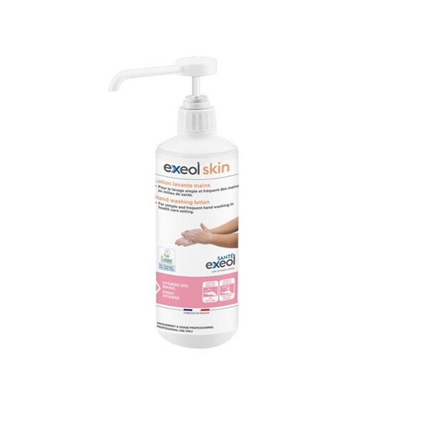 exeol skin 500 ml savon haute fréquence mains