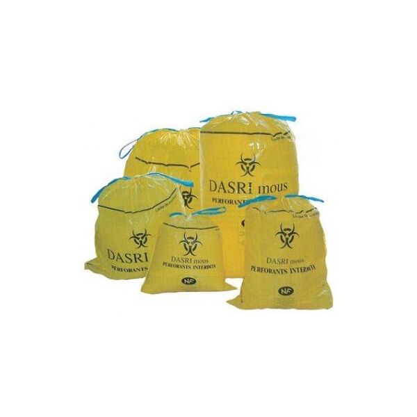 dasri sac poubelle 20 litres jaune