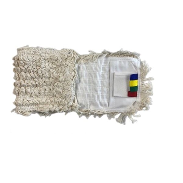 frange coton à poche 50 cm