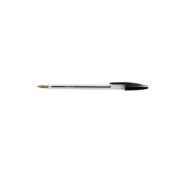 Stylo Bic cristal transparent encre noire