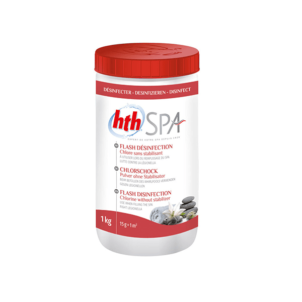 Chlore choc spa HTH Flash Desinfection