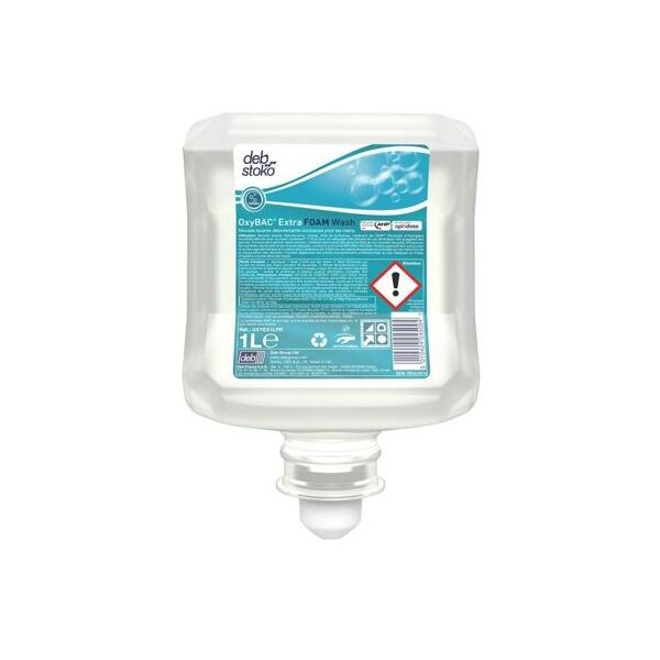 savon mousse antibacterienne oxybac extra 1 litre