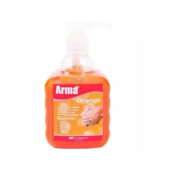 savon atelier arma orange flacon pompe 450 ml