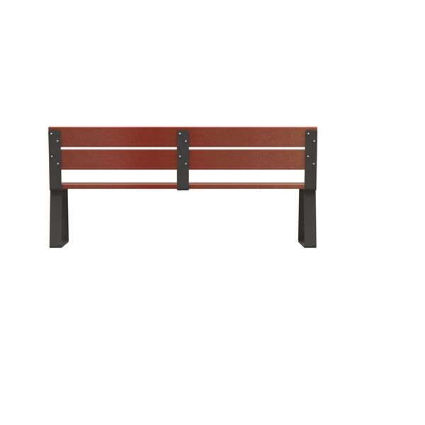 BANC PUBLIC BOIS à fixer Rossignol Acier Anthracite - Image 4