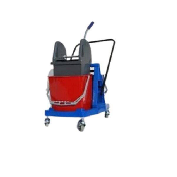 chariot lavage paul 2x15 l avec timon et presse a machoire