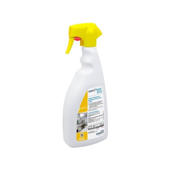 degraissant detergent desinfectant alimentaire exeol food rtu 750ml prêt à l'emploi