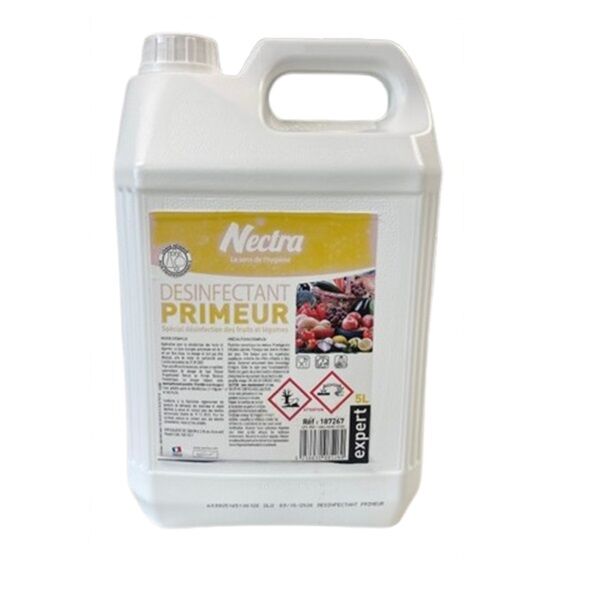 desinfectant fruits et legumes nectra 5 litres