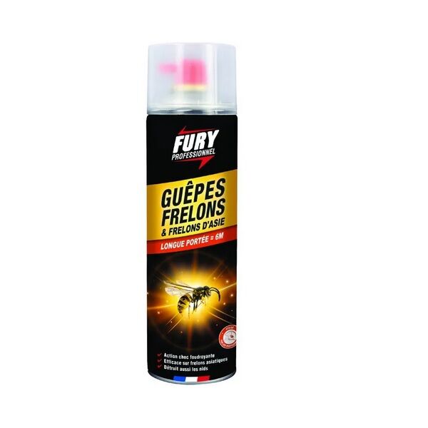 aerosol guepes frelons 500 ml fury